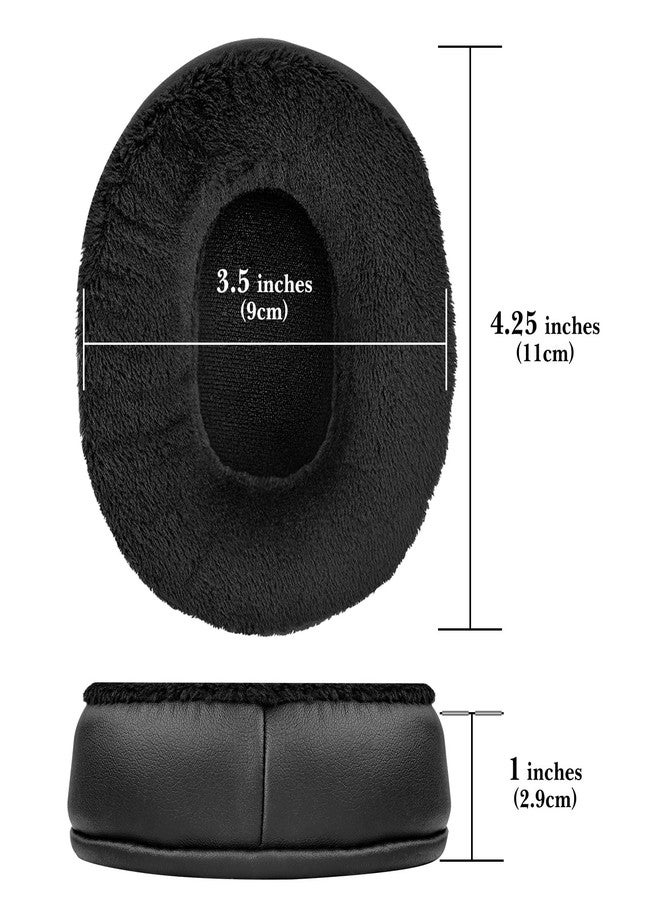 Linkidea Replacement Ear Pads for Audio-Technica M50X/ M50XBT2 /M40X/ M70X/ MSR7/ MSR7NC/ MSR7BK/ MSR7GM Ear Headphones, Headset Earpads (Extra Thick/Black) - Image 4